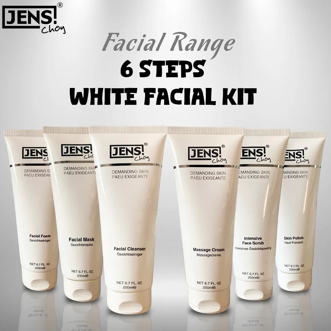 Jens Choy 6 Steps White Facial Kit - 200ml Each