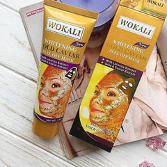 Wokali Whitening Gold Caviar Peel‑Off Mask – 130ml