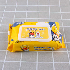 Soft Cotton Face Wet Wipes - 80Pcs
