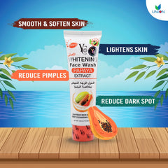 YC Whitening Papaya Extract Face Wash, 100ml