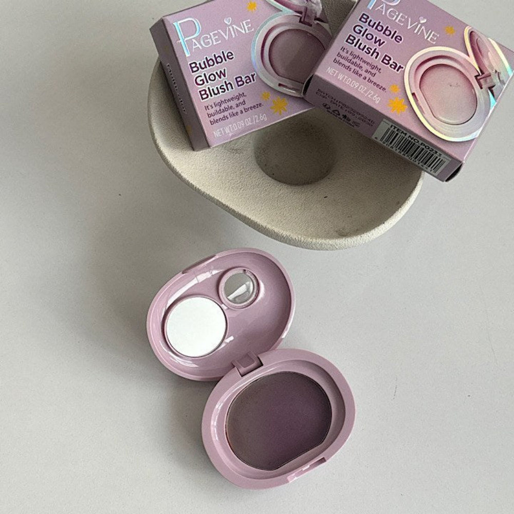 Page Vine Face Magic Pink Bubble Glow Blush Bar Palette