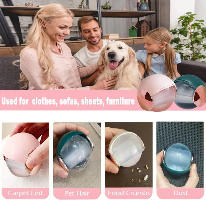 Ball Lint Remover Hair Removal Ball Washable Sticky Roller - Each