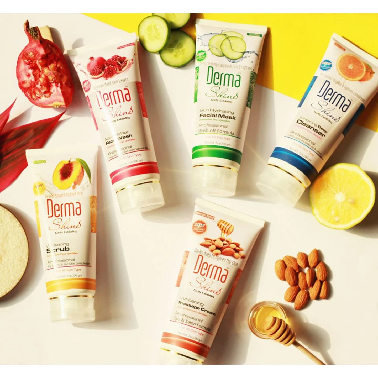Derma Shine 6-in-1 Facial Fruit Kit - 200g