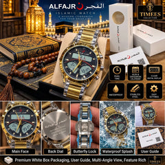 ALFAJR – PREMIUM ISLAMIC GENTS WATCH  - With Box