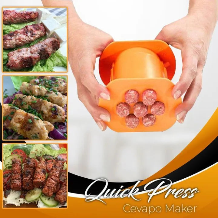 Multi-Functional Manual Meat Kabab Maker Press