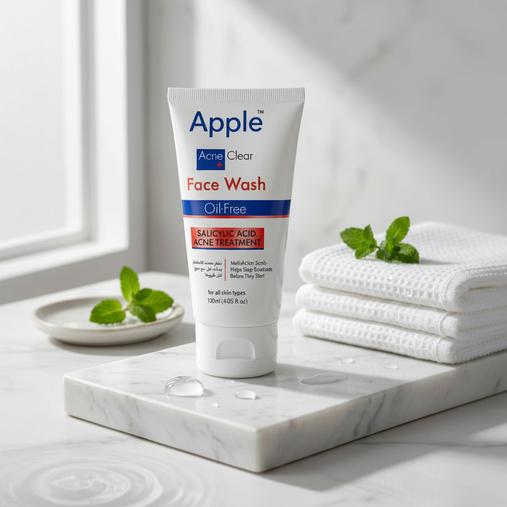Apple Acne Clear Face Wash For All Skin Type - 120ml