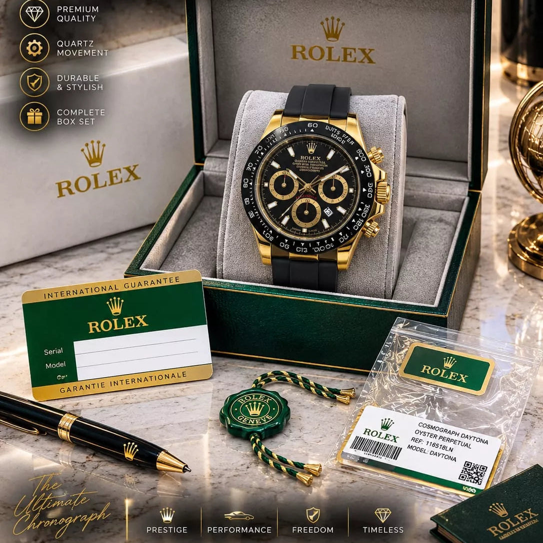 Rolex Datejust Men's Watch – Rubber Strap, Heavy Master Lock & Steel Buckle = Normal Box