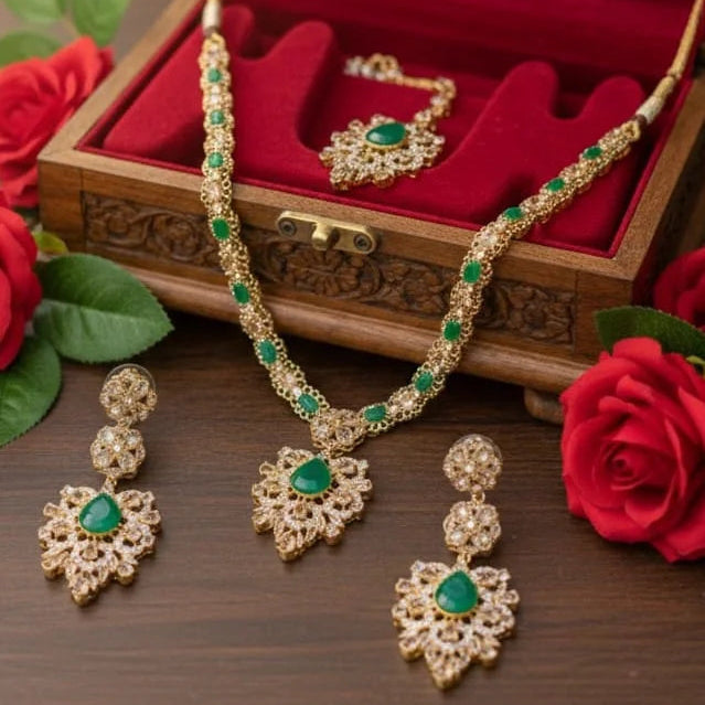 Zircon Necklace Set – Best Quality