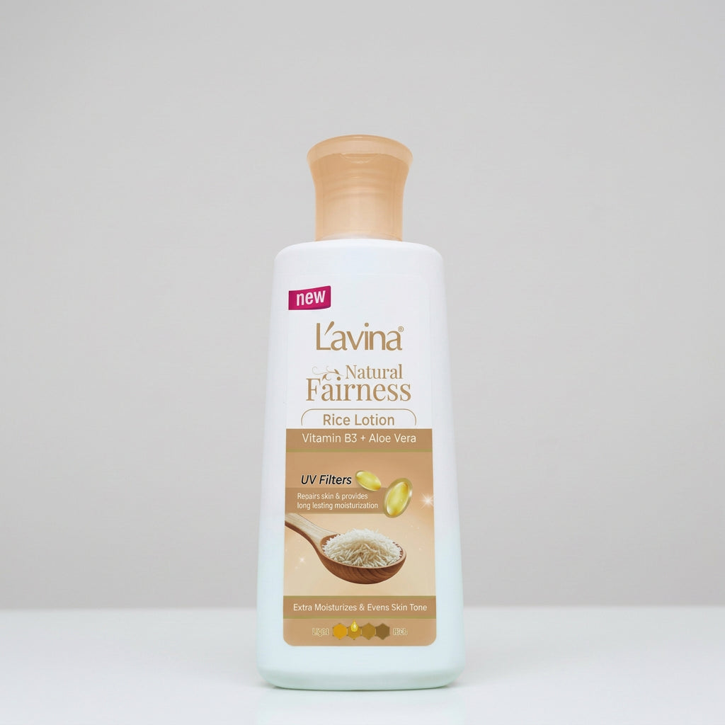 Lavina Natural Fairness Rice Lotion