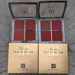 Rose berry matte blush -  14g - 4 Colors