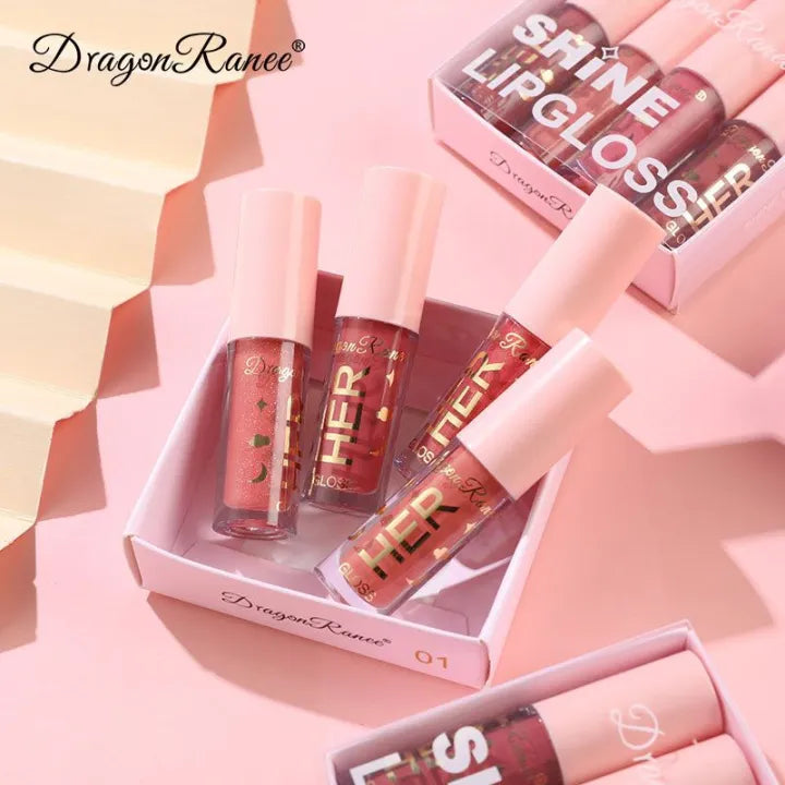Dragon Ranee "Her Shine" Lipgloss – 4 Piece Set