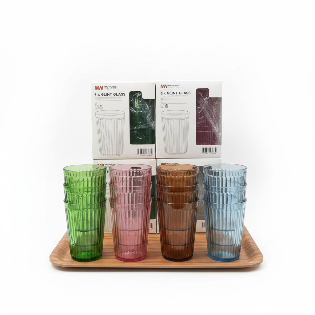 Premium Acrylic Giant Unbreakable Glass Pack of 6