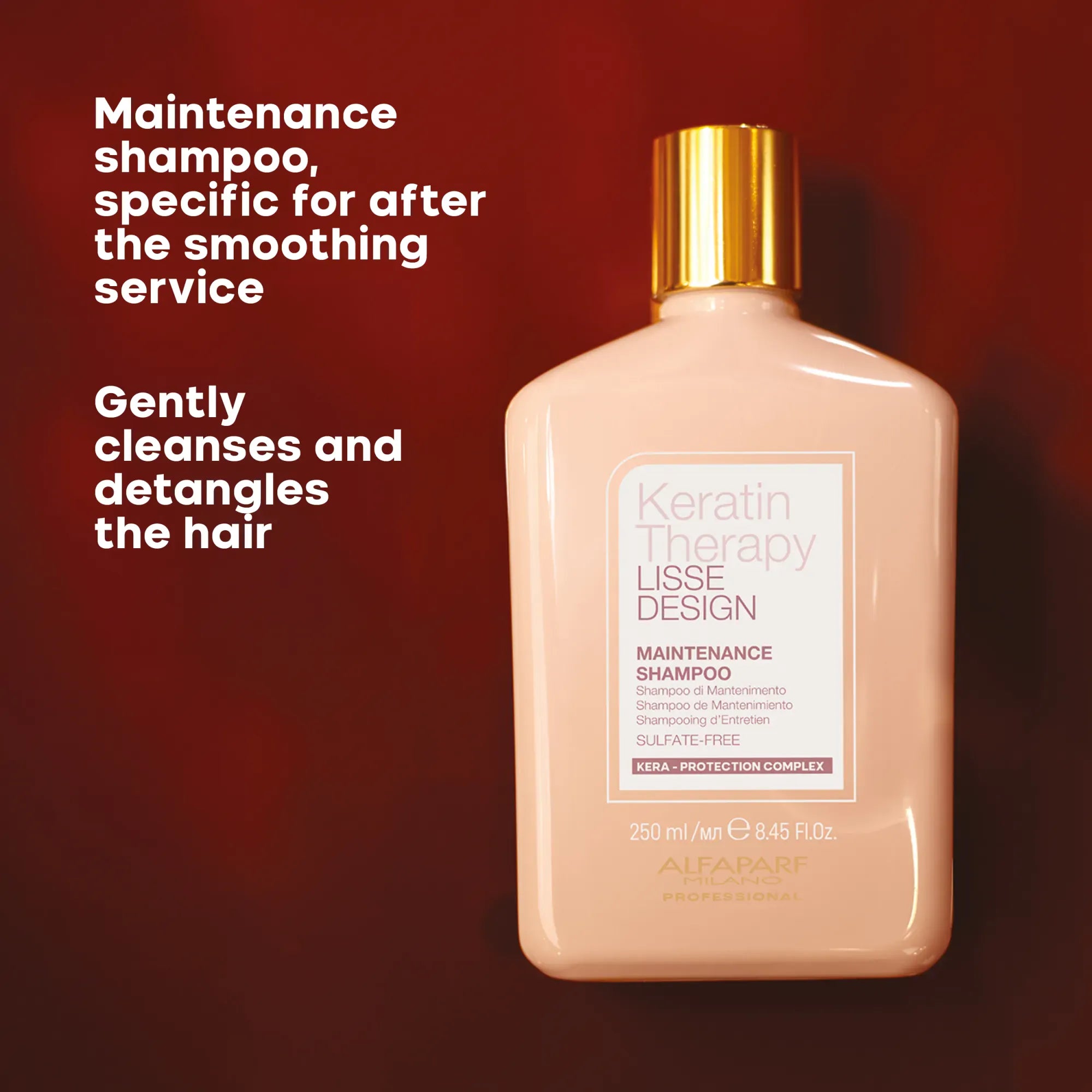 Alfaparf Milano Lisse Design Keratin Therapy Maintenance Shampoo - 250ml