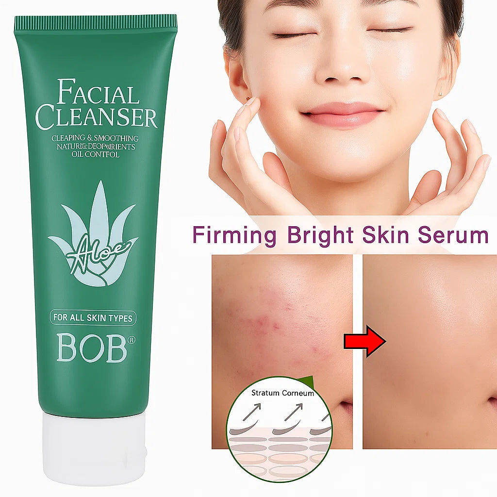 Bob Aloe Vera Facial Cleanser Nourishing Glowing Moisturizing Oil - 110g