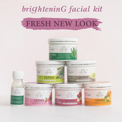 Derma Extra Shine New Brightening Facial Kit - 250g Each
