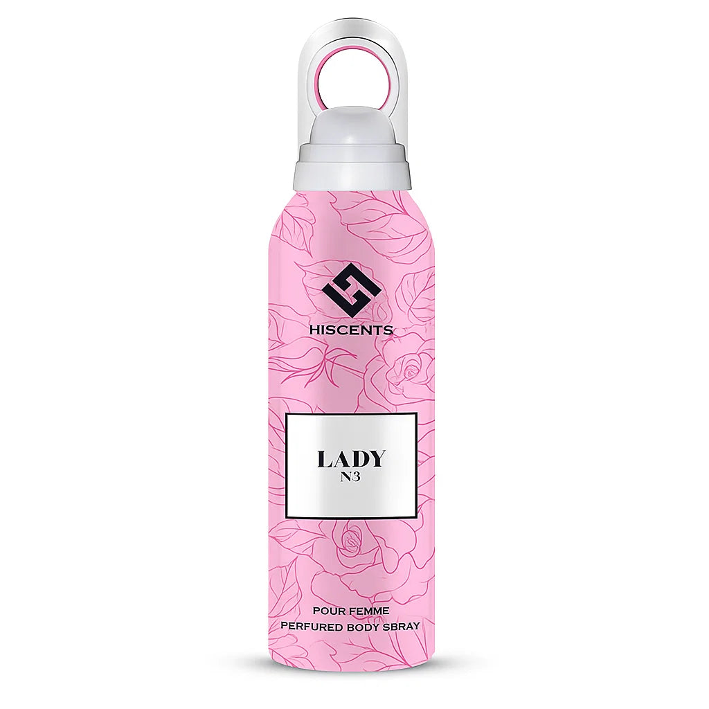 Hiscents Pour Femme Lady N5 Body Spray – 200ml