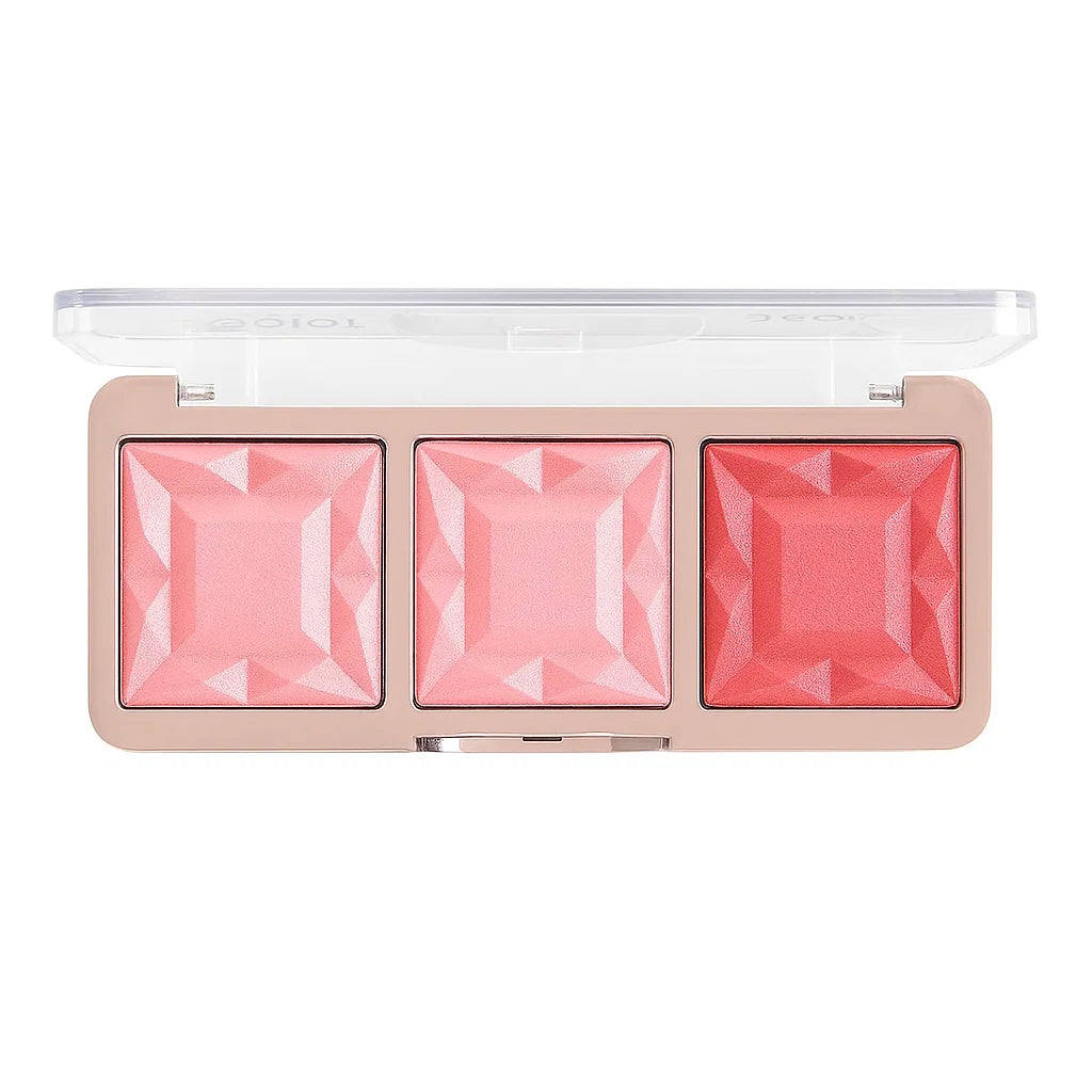 Msyaho Terracota 3‑in‑1 Highlighter Palette