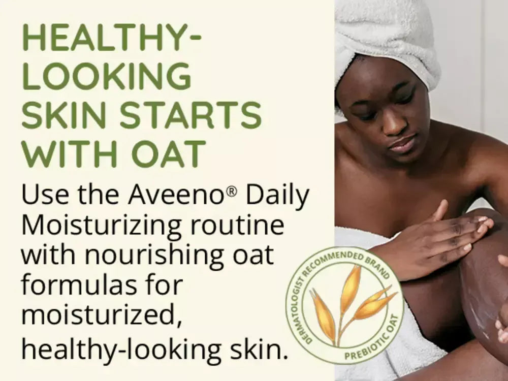 Aveeno Daily Moisturizing Exfoliating Body Scrub Gently Renews Dry Skin - 283ml