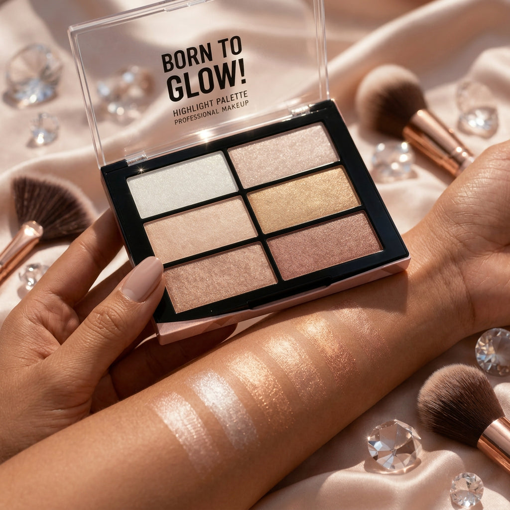 Born To Glow Highlight Palette - 6 Color