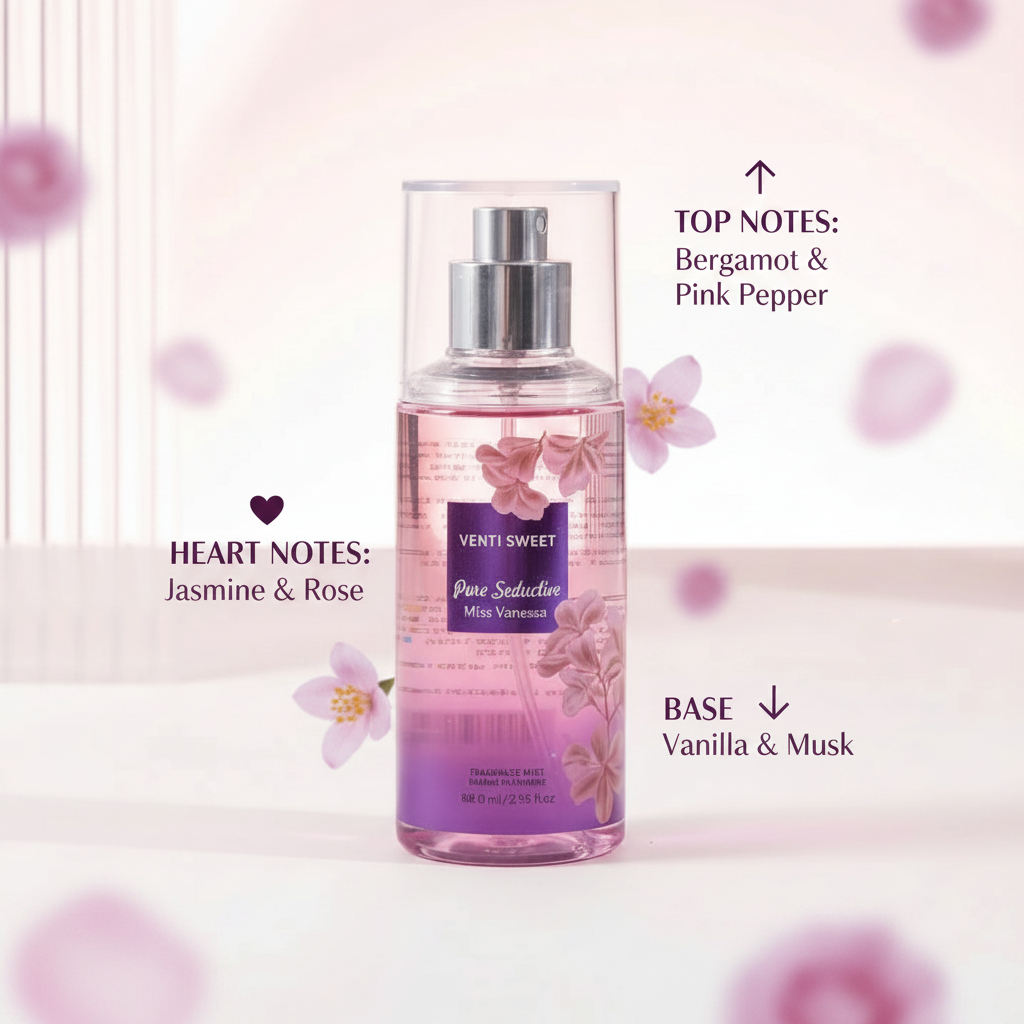 Miss Vanessa Venti Sweet Pure Seduction Body Mist - 88ml