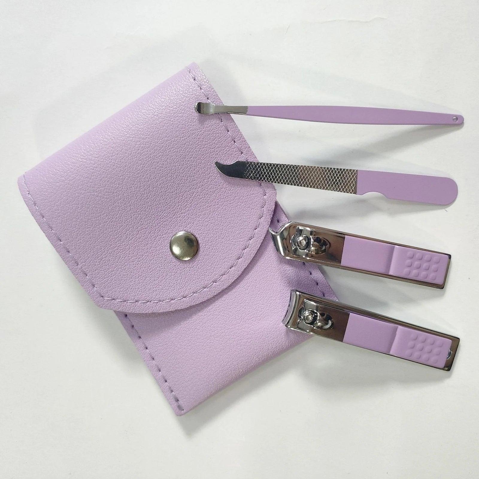 Stainless Steel Nail Clipper Cutter Set-  4Pcs