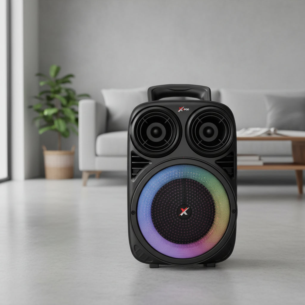 XPOD ECO3 RGB Portable Bluetooth Speaker - 6.5 Inch