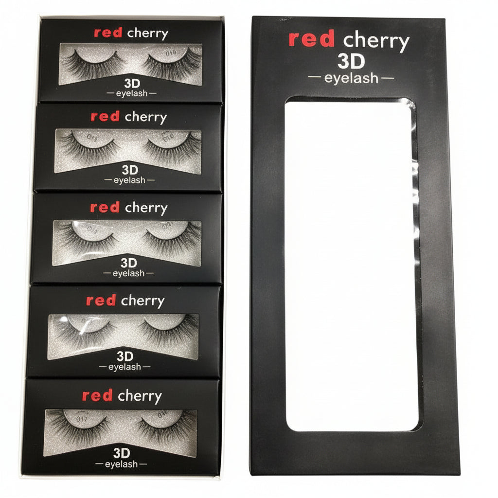 Red Cherry Eye Lashes Pack of 10