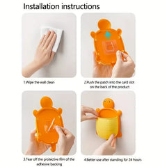 Cute Hanging Bathroom Turtle Holder With Hook