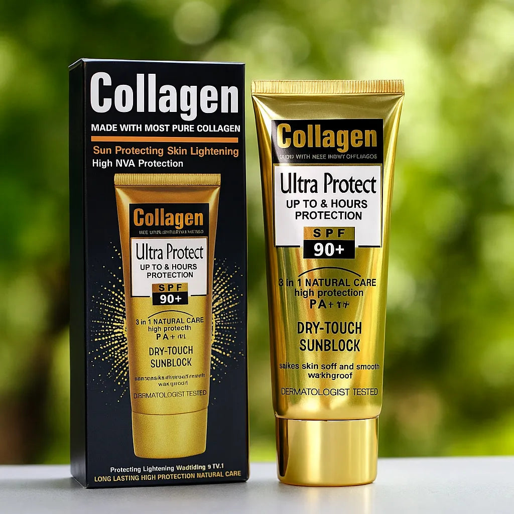 Fruit Of The Wokali Collagen Ultra Protect 3-in-1 Dry- Touch Sunblock SPF 90+ - 100ml