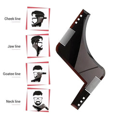 Beard Shaping Template & Styling Comb