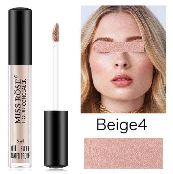 Miss Rose Oil Free Waterproof Liquid Concealer - 5ml