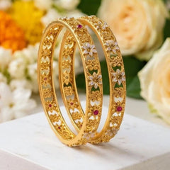 Rajwari Two-Tone Bangles
