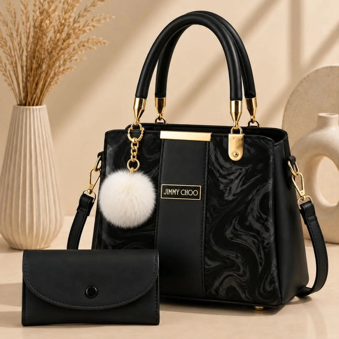 Jimmy Choo Handbag & Pouch Set