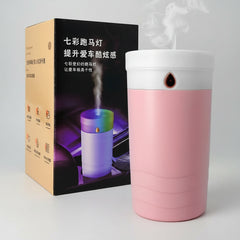 Portable Mini USB Car Humidifier with Colorful LED Marquee Light