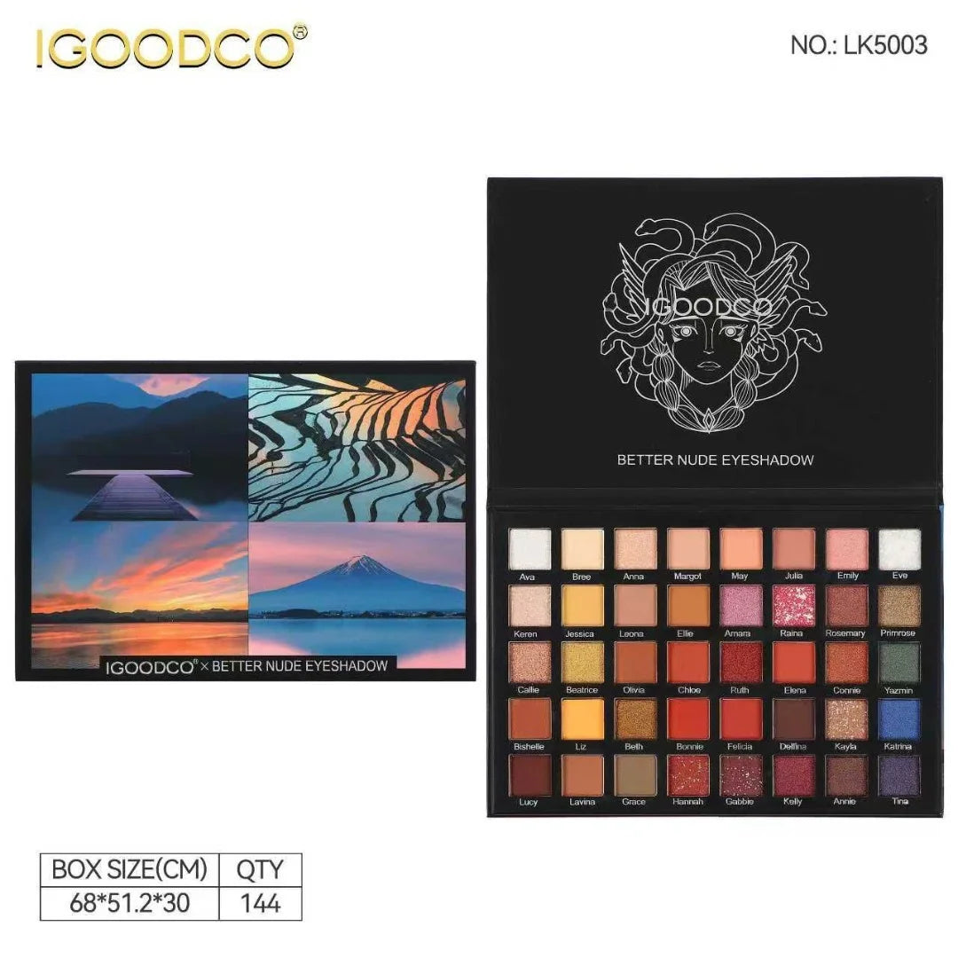 Igoodco Better Nude Eyeshadow Palette - 40 Colors
