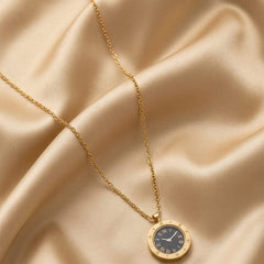 Stainless Steel Roman Numeral Pendant
