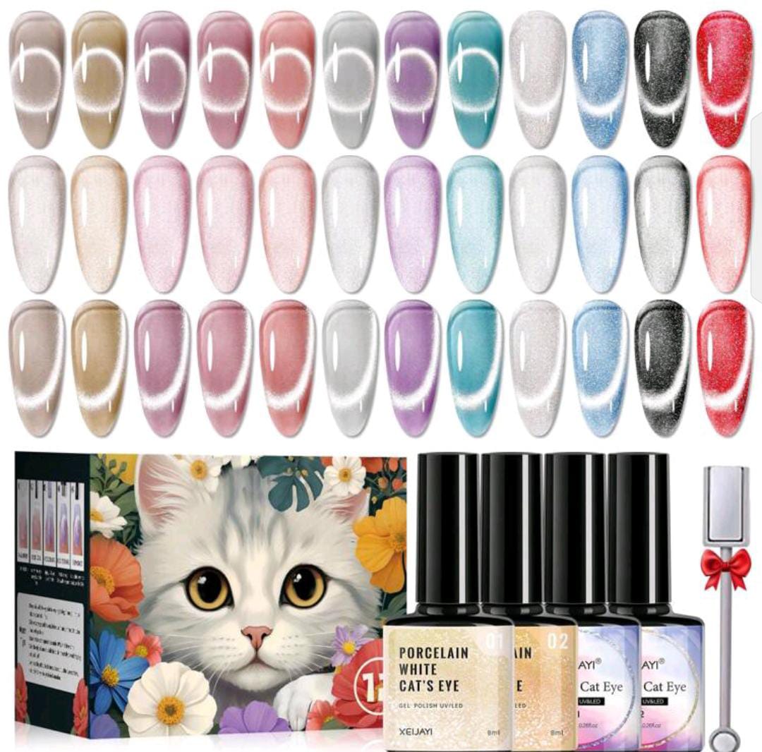 Xeijayi  Cat Eye Magnetic UV Gel - 13Pcs