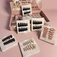 PINK KEY Nail Art Press On Nails