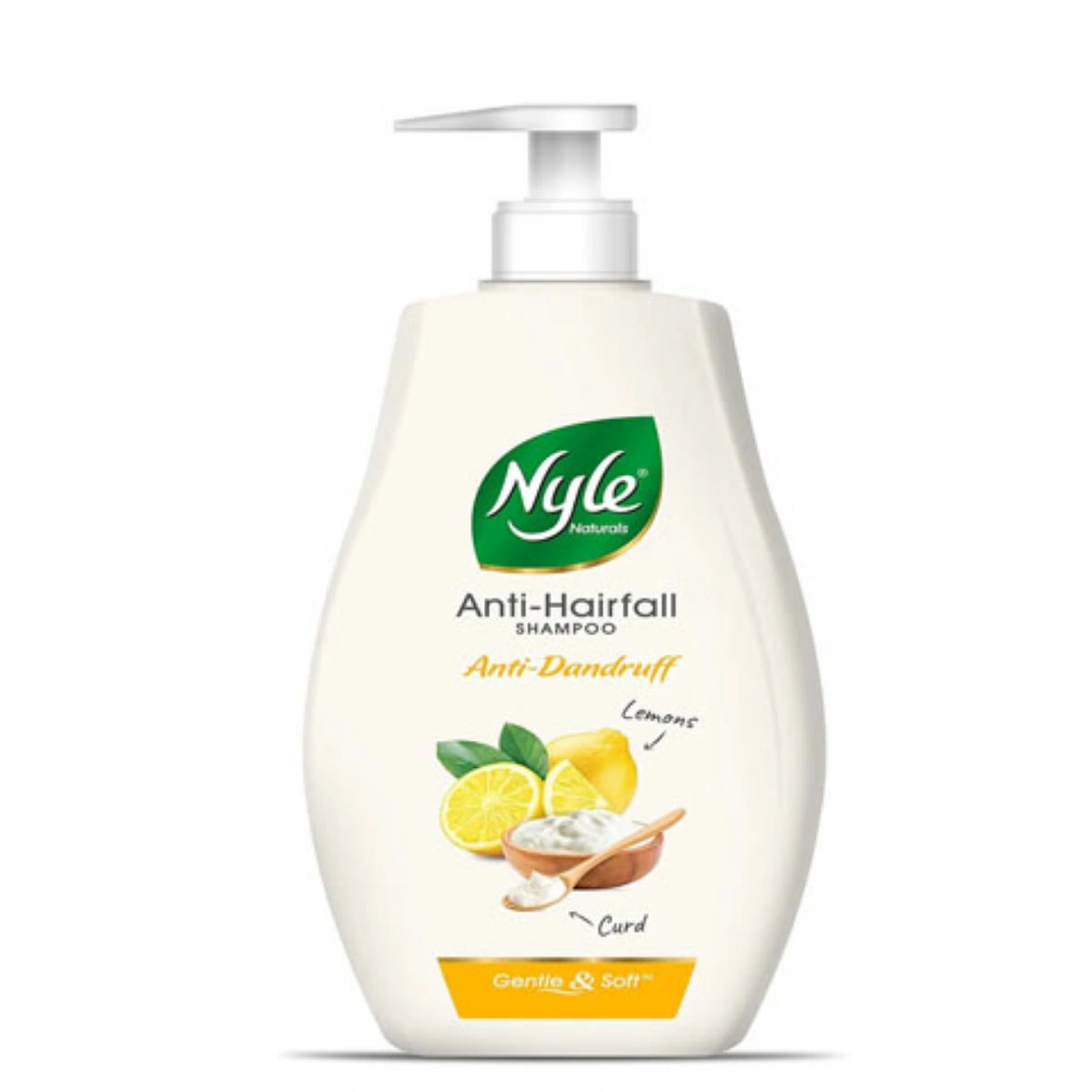 Nyle Naturals Anti-Hairfall & Anti-Dandruff Shampoo with Lemons & Curd