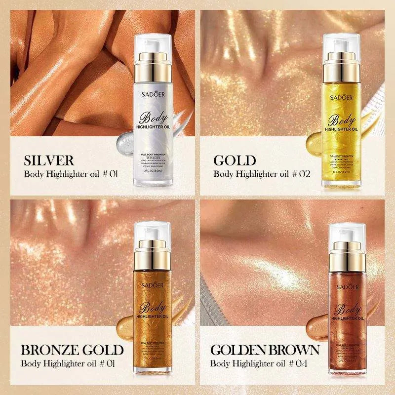 SADOER Body Highlighting Oil - 85ml
