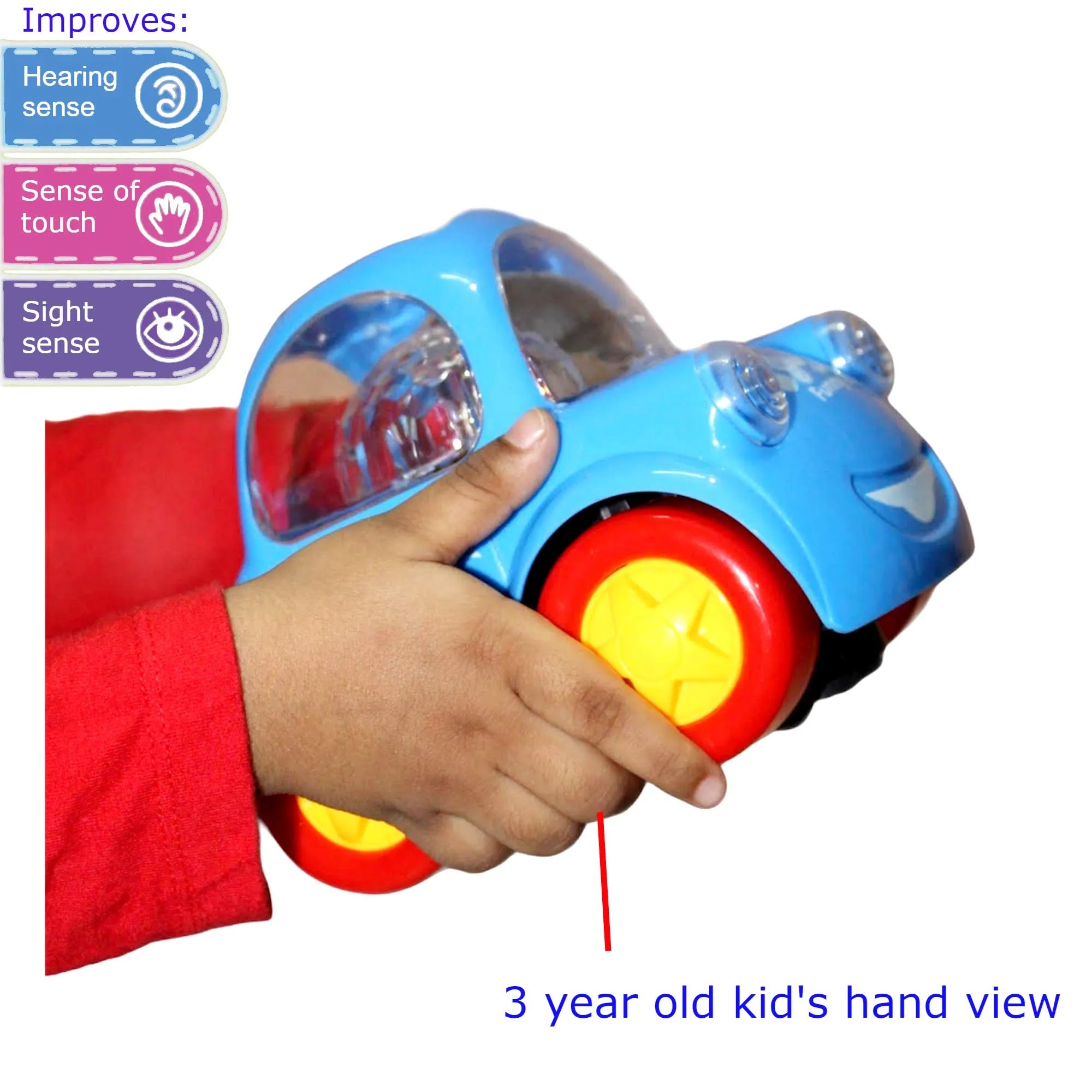 Funny Bump and Go Car Toys for Kids - Each