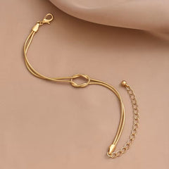 stainless steel  Dainty Knot Bracelet - Each