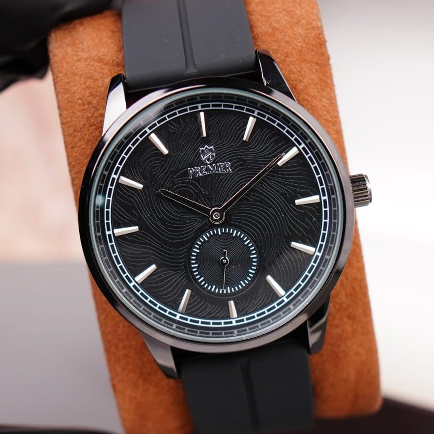 PREMIER Men's Watch – Silicone Rubber Strap with Magnetic Lock