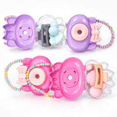 Camera-Shaped For Kids Makeup Sponge and Hair Accessory Set