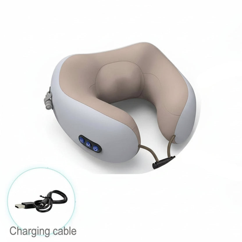 Portable U-shaped Electric Neck Massager Pillow