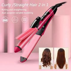 Nova 2-in-1 Professional Hair Curler & Hair Straightener
