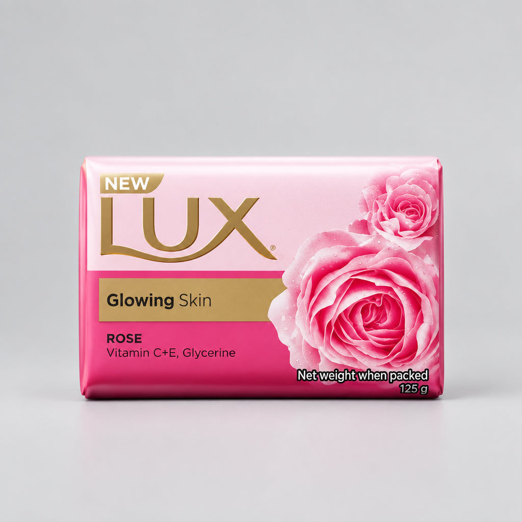 Lux Glowing Skin Rose Soap Bar