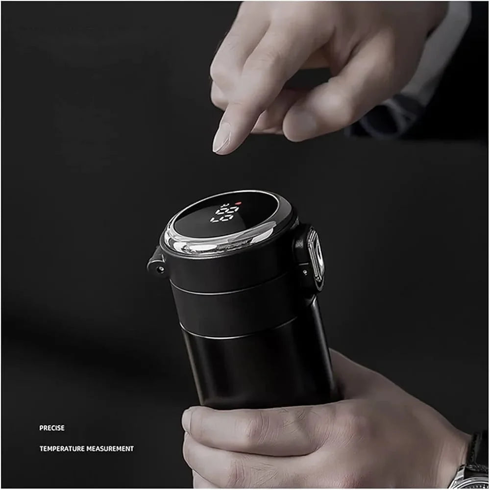 Stainless Steel Vacuum & LED Temperature Display Water Bottle