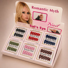 Romantic Myth Cat Eye Press-On Gel Nails