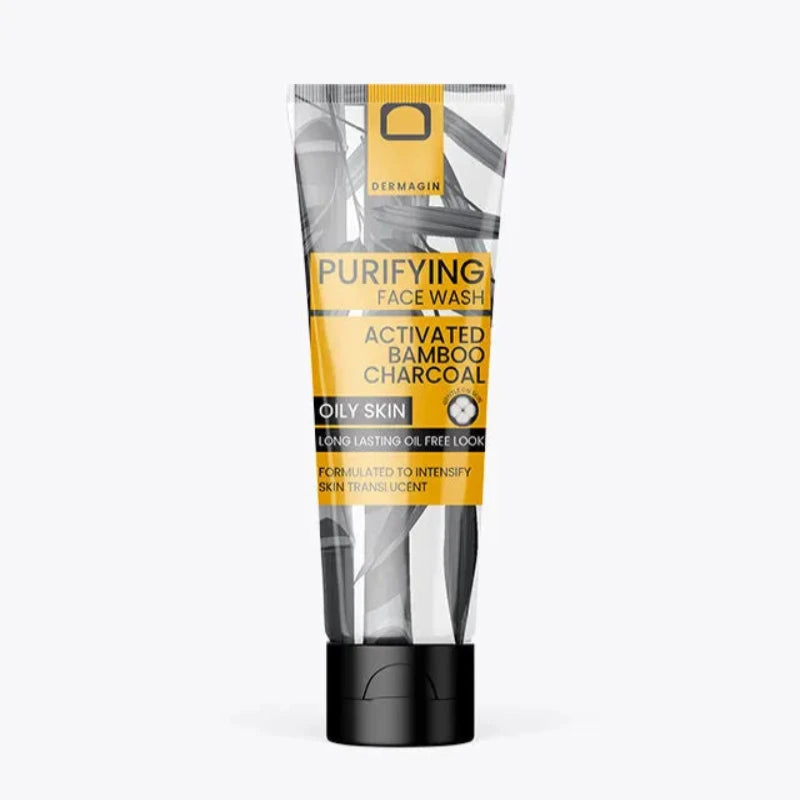 Dermagin Purifying Activated Bamboo Charcoal Face Wash - 100gm